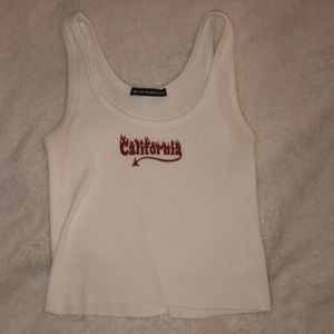 brandy melville california tank top